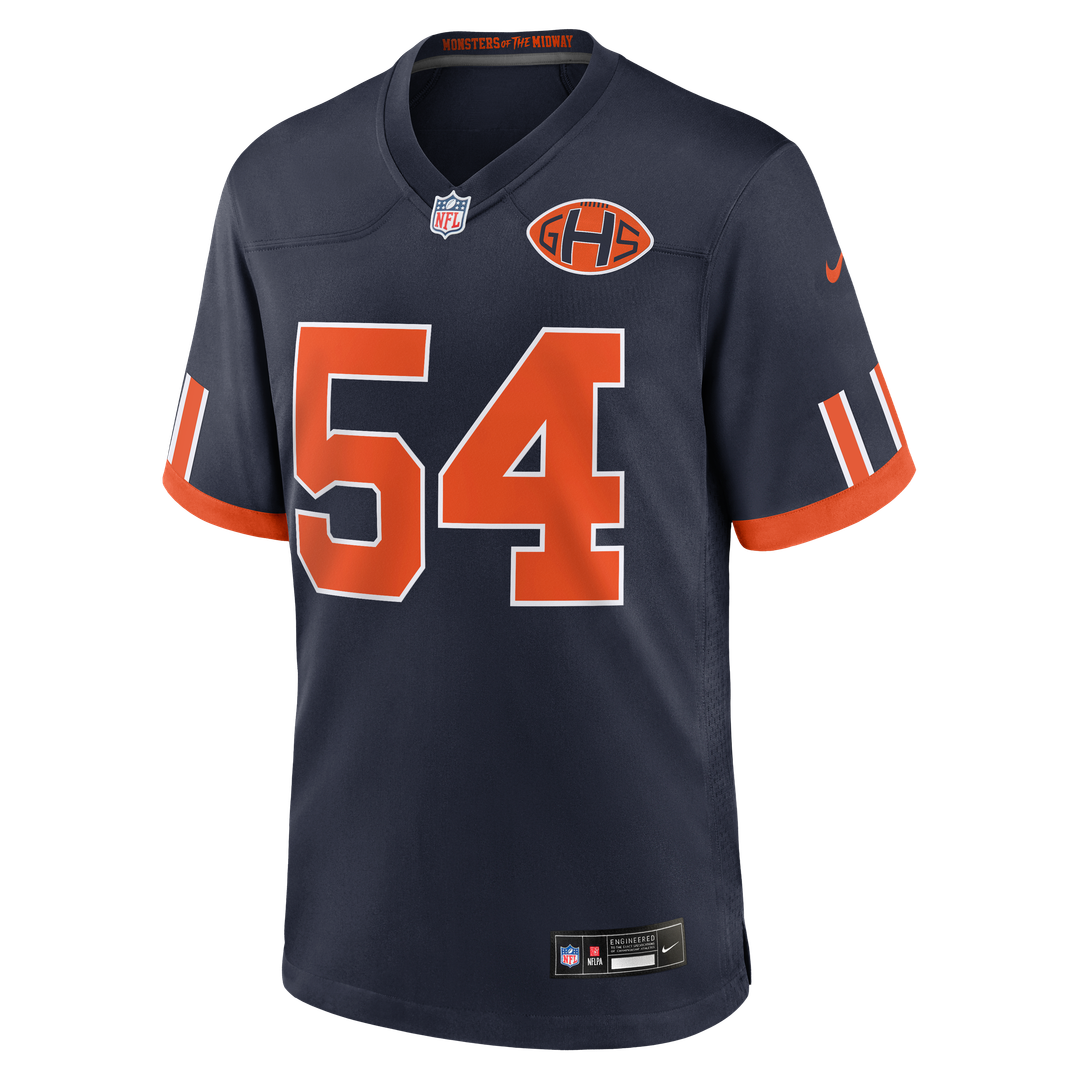 Brian Urlacher Chicago Bears Nike Navy 2026 Rivalries Collection Game Jersey