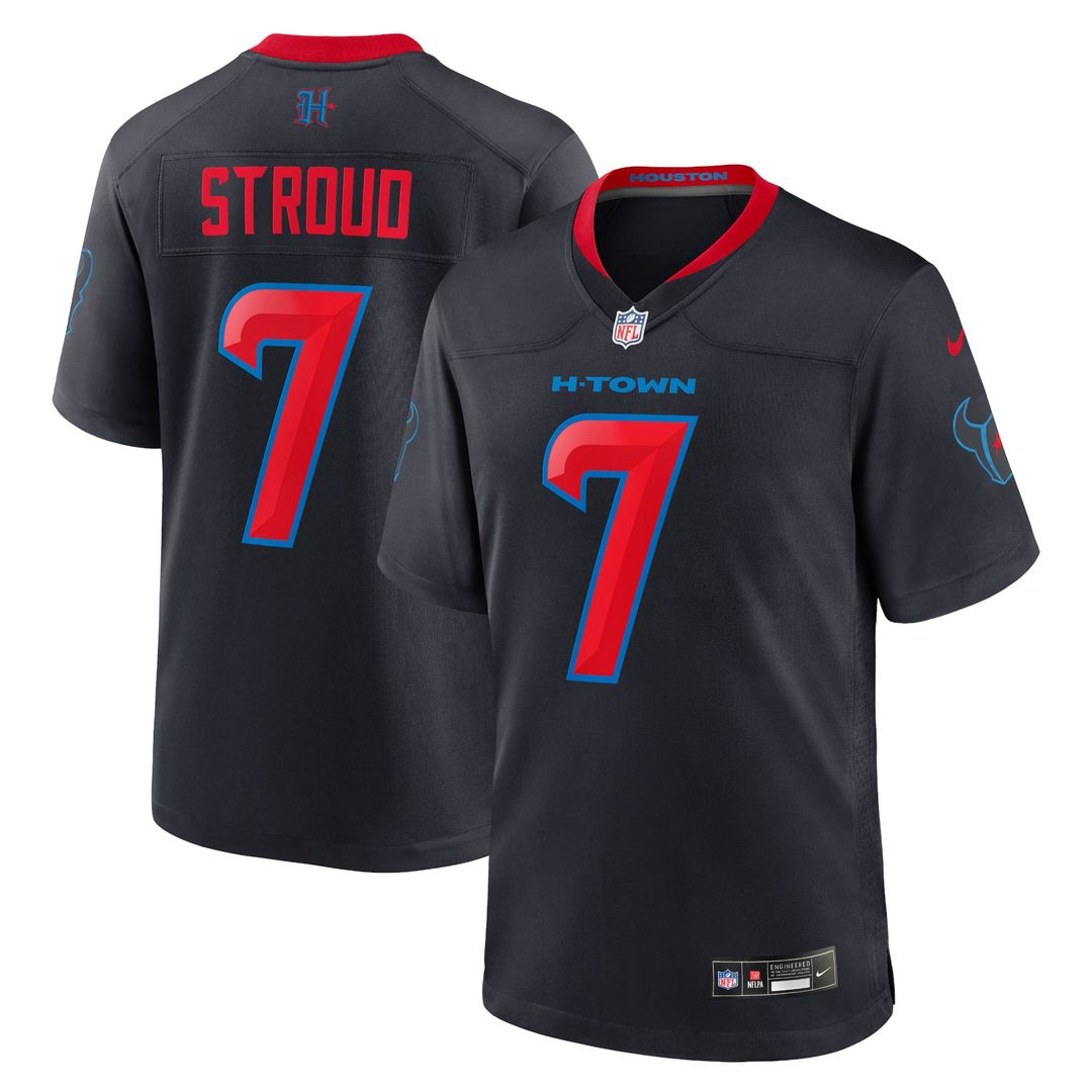 C.J. Stroud Houston Texans Nike Navy 2nd Alternate Game Jersey