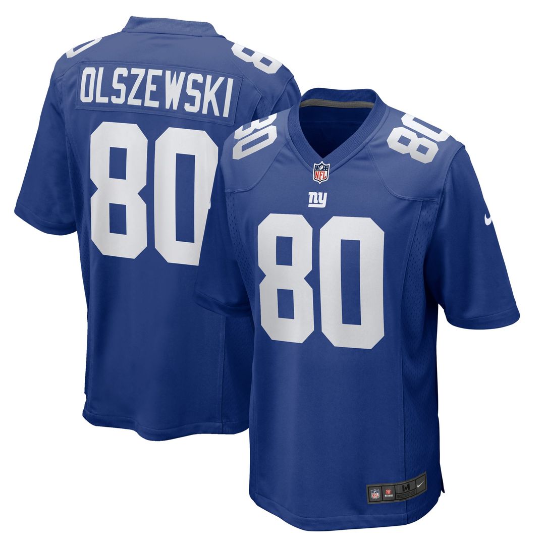 Gunner Olszewski New York Giants Nike Royal Team Game Jersey