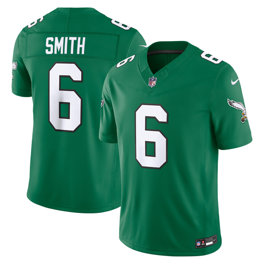 DeVonta Smith Philadelphia Eagles Nike Kelly Green Alternate Vapor F.U.S.E. Stitched Limited Jersey