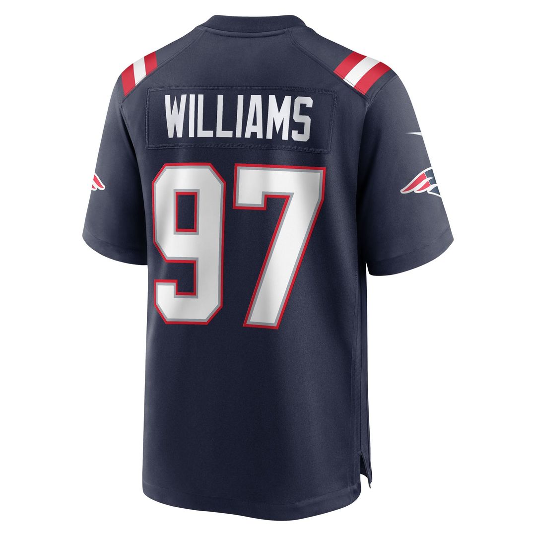Milton Williams New England Patriots Nike Navy Game Player Jersey