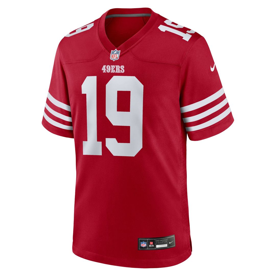 Deebo Samuel Sr San Francisco 49ers Nike Scarlet Team Game Jersey