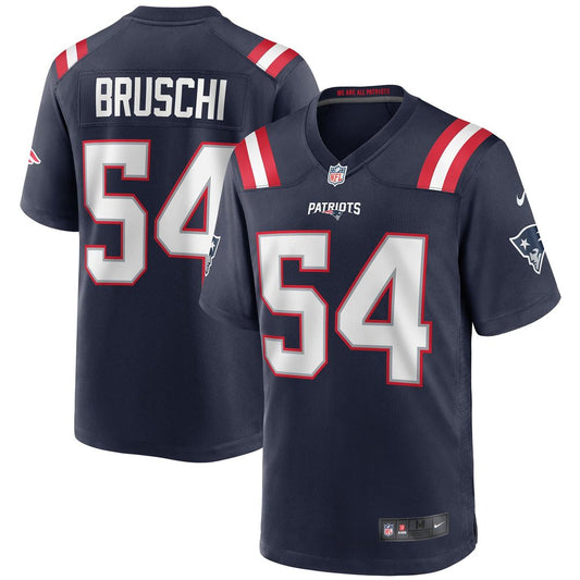 Tedy Bruschi New England Patriots Nike Navy Game Retired Player Jersey