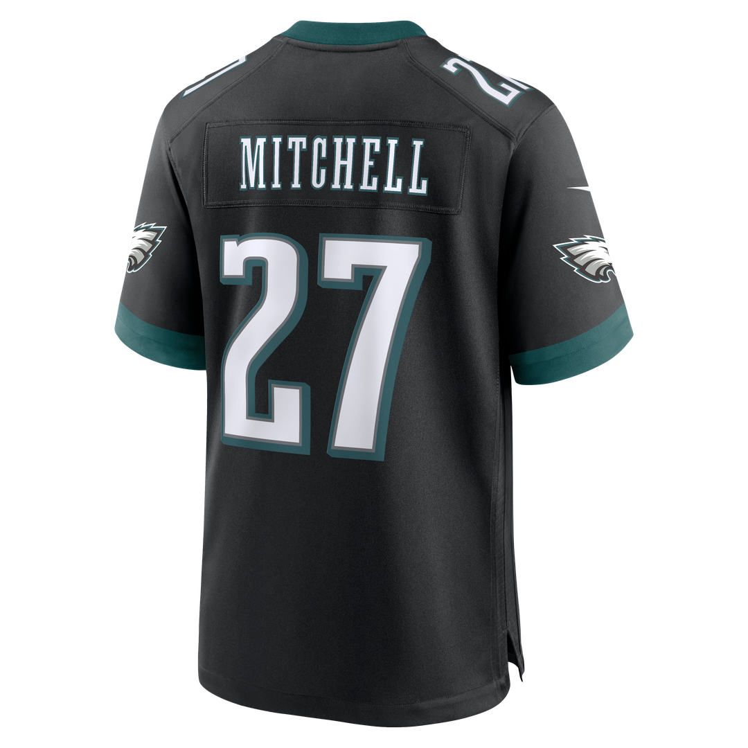 Quinyon Mitchell Philadelphia Eagles Nike Black Alternate Game Jersey