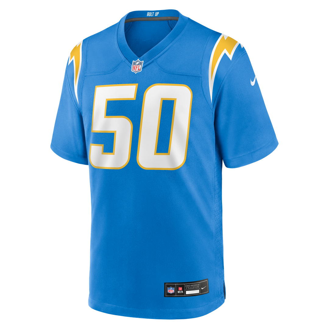 Caleb Murphy Los Angeles Chargers Nike Powder Blue Team Game Jersey