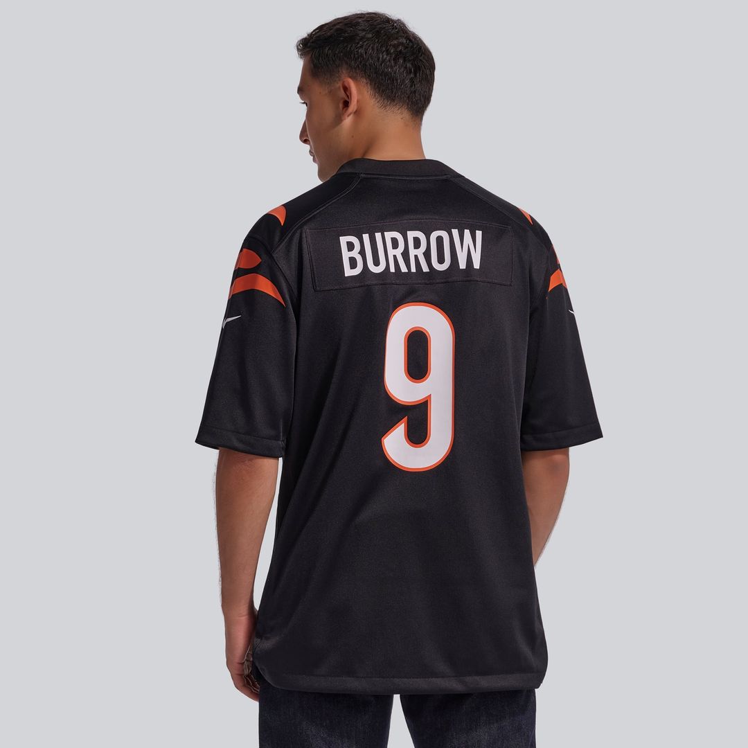 Joe Burrow Cincinnati Bengals Nike Black Player Game Jersey