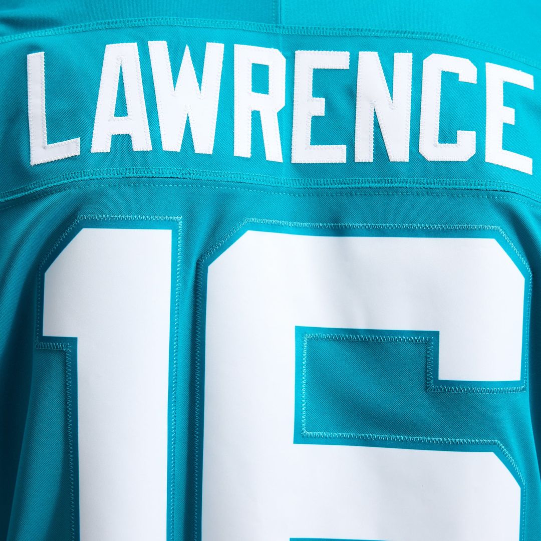 Trevor Lawrence Jacksonville Jaguars Nike Teal Team Vapor F.U.S.E. Stitched Limited Jersey