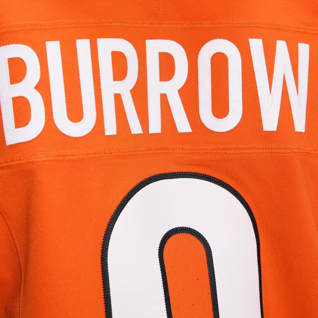 Joe Burrow Cincinnati Bengals Nike Orange Team Vapor F.U.S.E. Elite Jersey