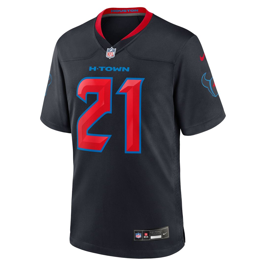 Nick Chubb Houston Texans Nike Navy Alternate 2 Game Jersey