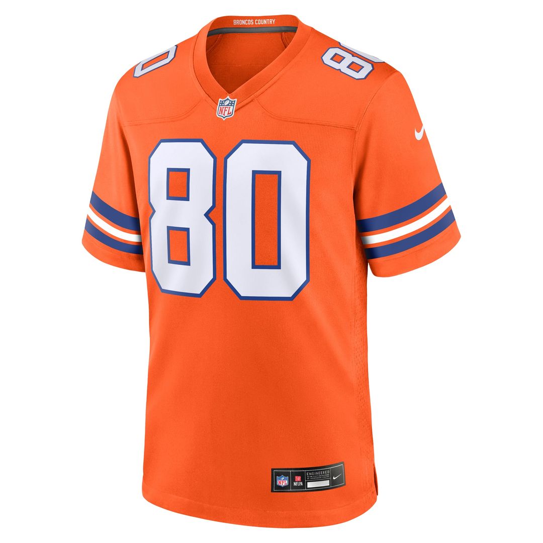 Rod Smith Denver Broncos Nike Orange Retired Player Alternate Game Jersey