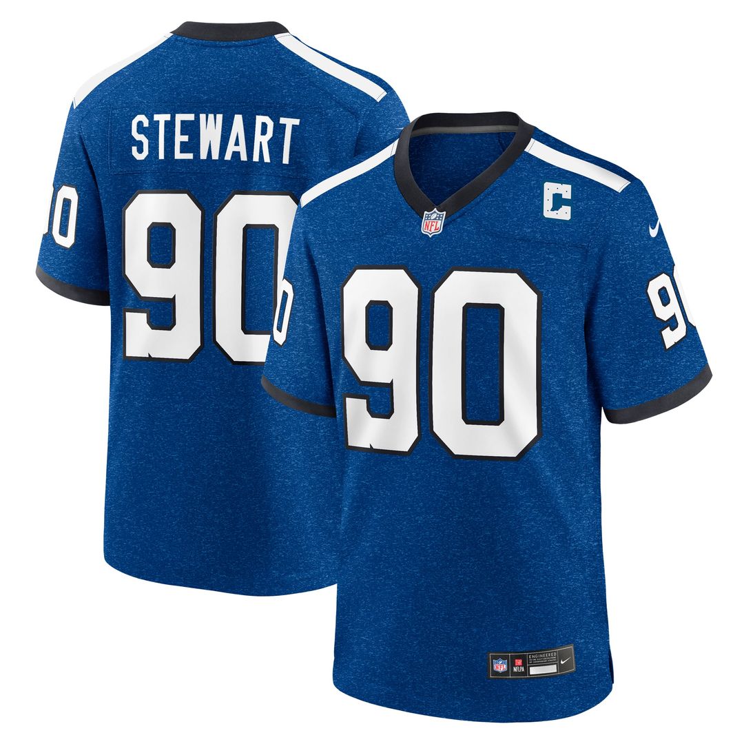 Grover Stewart Indianapolis Colts Nike Blue Alternate Game Jersey