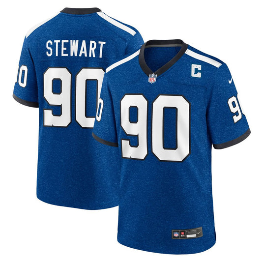 Grover Stewart Indianapolis Colts Nike Blue Alternate Game Jersey