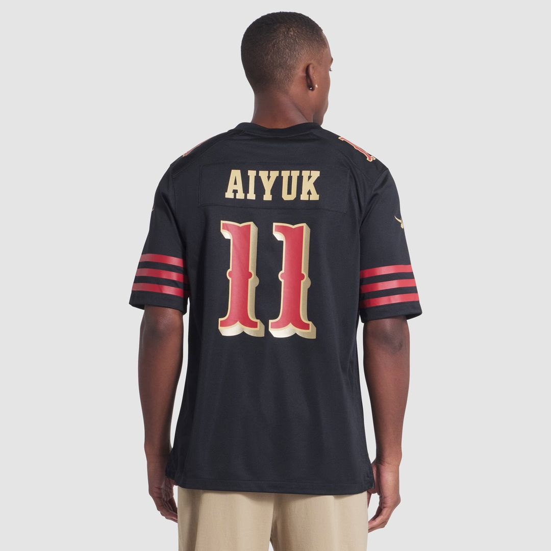 Brandon Aiyuk San Francisco 49ers Nike Black Rivalries Collection Game Jersey