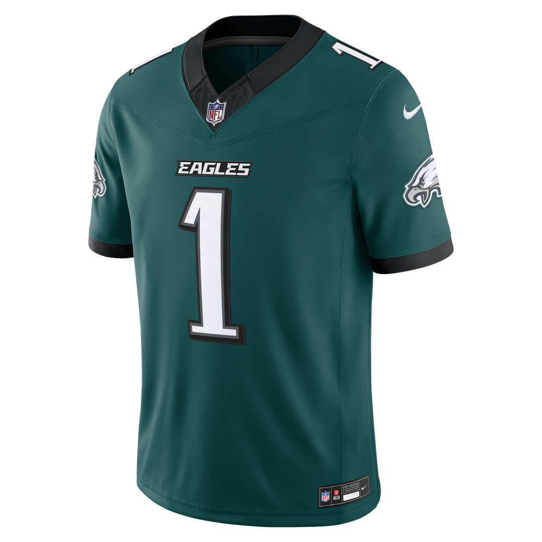 Jalen Hurts Philadelphia Eagles Nike Black Alternate Vapor F.U.S.E. Stitched Limited Jersey