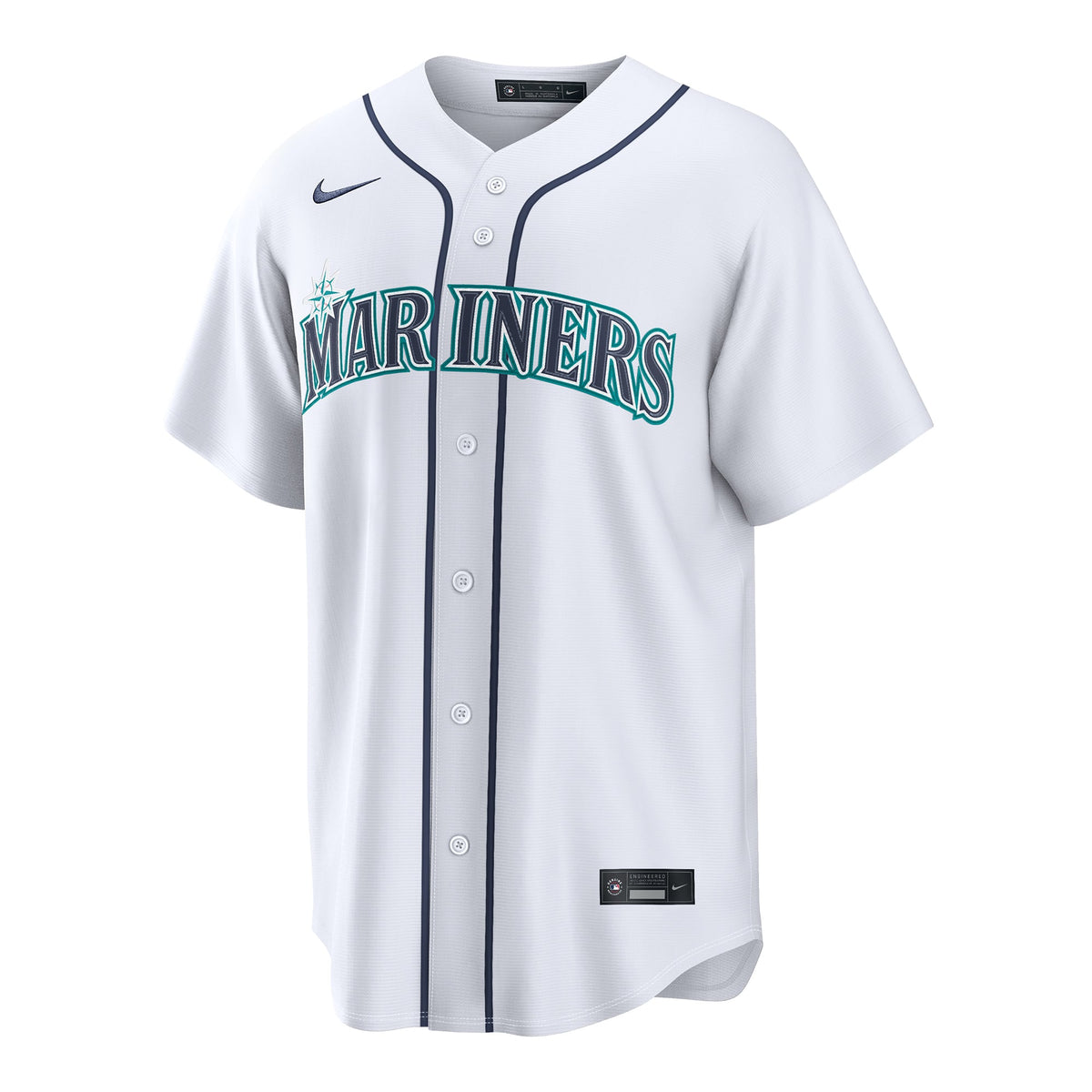 Seattle Mariners George Kirby Nike White Home Replica Jersey