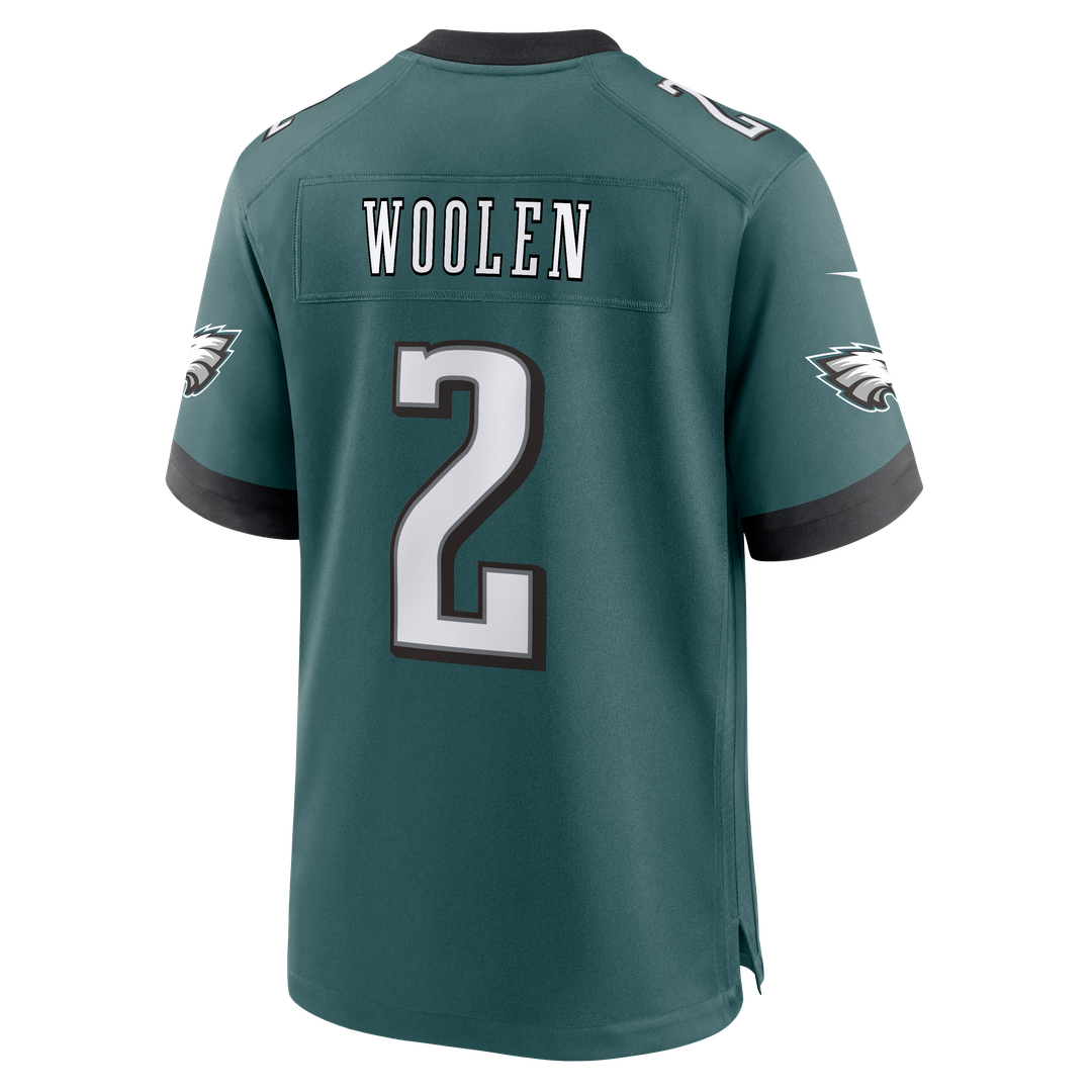 Tariq Woolen Philadelphia Eagles Nike Kelly Green Alternate Game Jersey