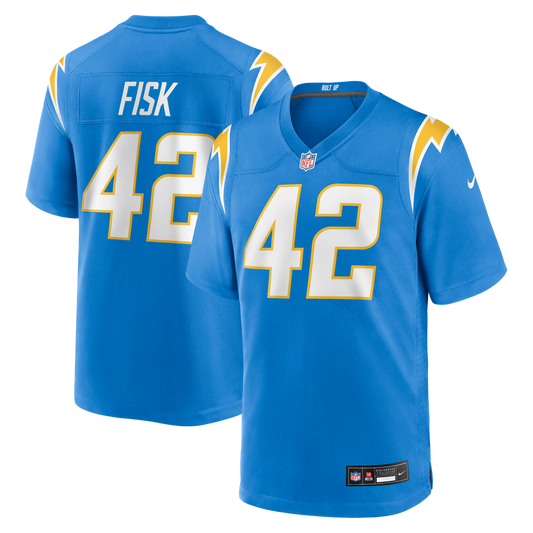 Tucker Fisk Los Angeles Chargers Nike Powder Blue Team Game Jersey