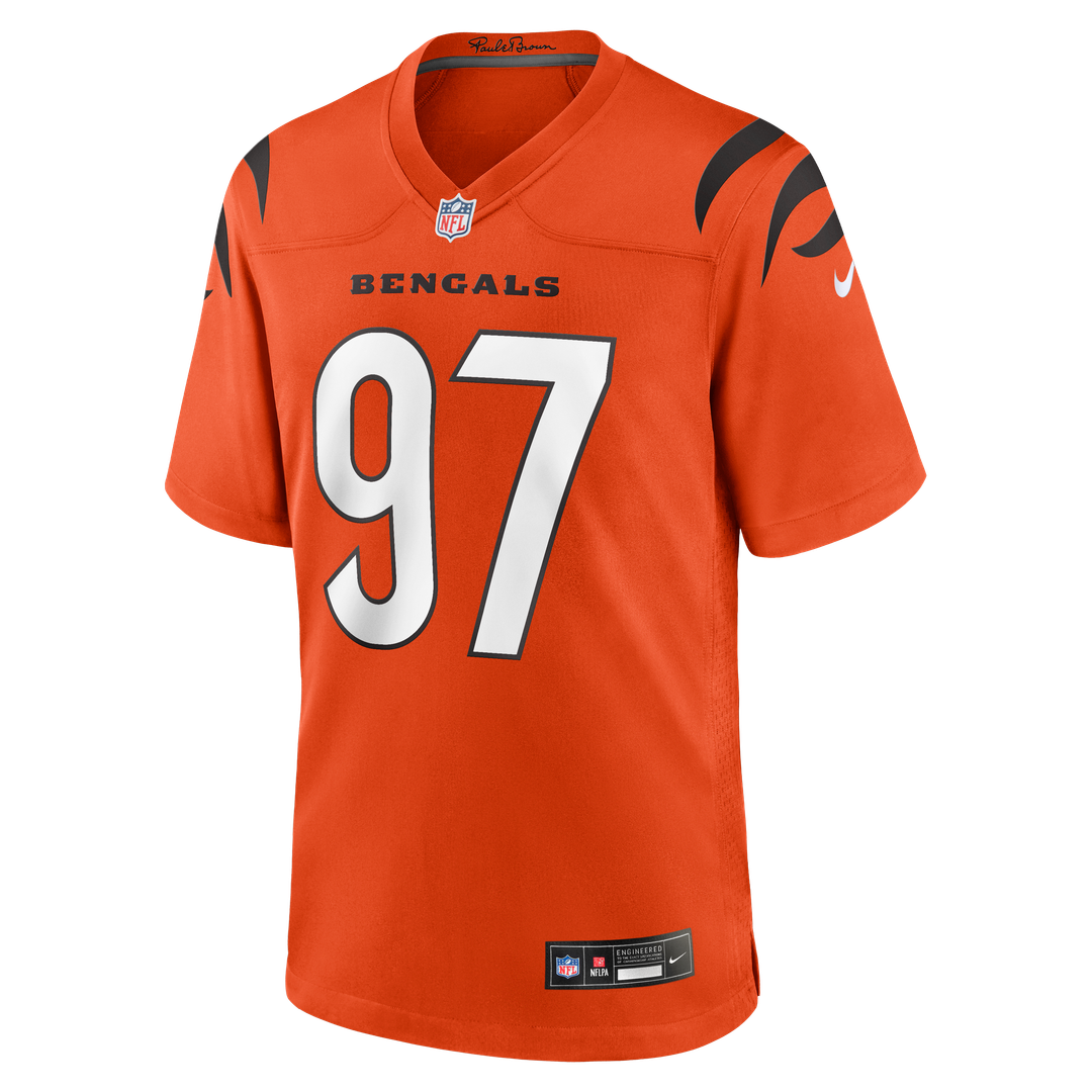 Dexter Lawrence II Cincinnati Bengals Nike Black Game Jersey