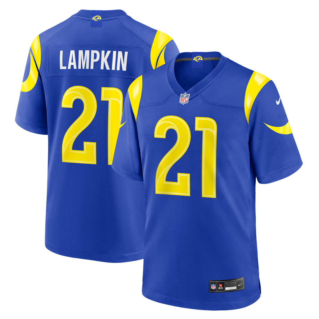 Cam Lampkin Los Angeles Rams Nike Royal Team Game Jersey