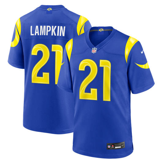 Cam Lampkin Los Angeles Rams Nike Royal Team Game Jersey