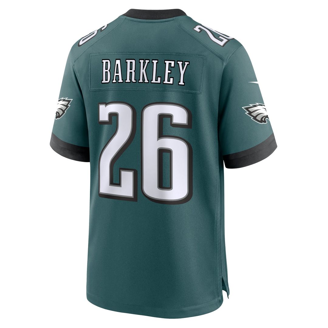 Saquon Barkley Philadelphia Eagles Nike Black Alternate Game Jersey
