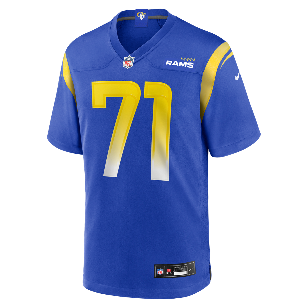 Warren McClendon Jr. Los Angeles Rams Nike Royal Team Game Jersey