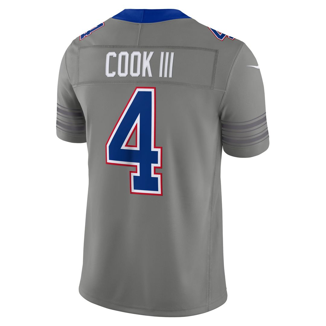 James Cook III Buffalo Bills Nike Royal Team Vapor F.U.S.E. Stitched Limited Jersey