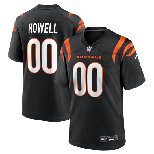 Cashius Howell Cincinnati Bengals Nike Black Team Game Jersey