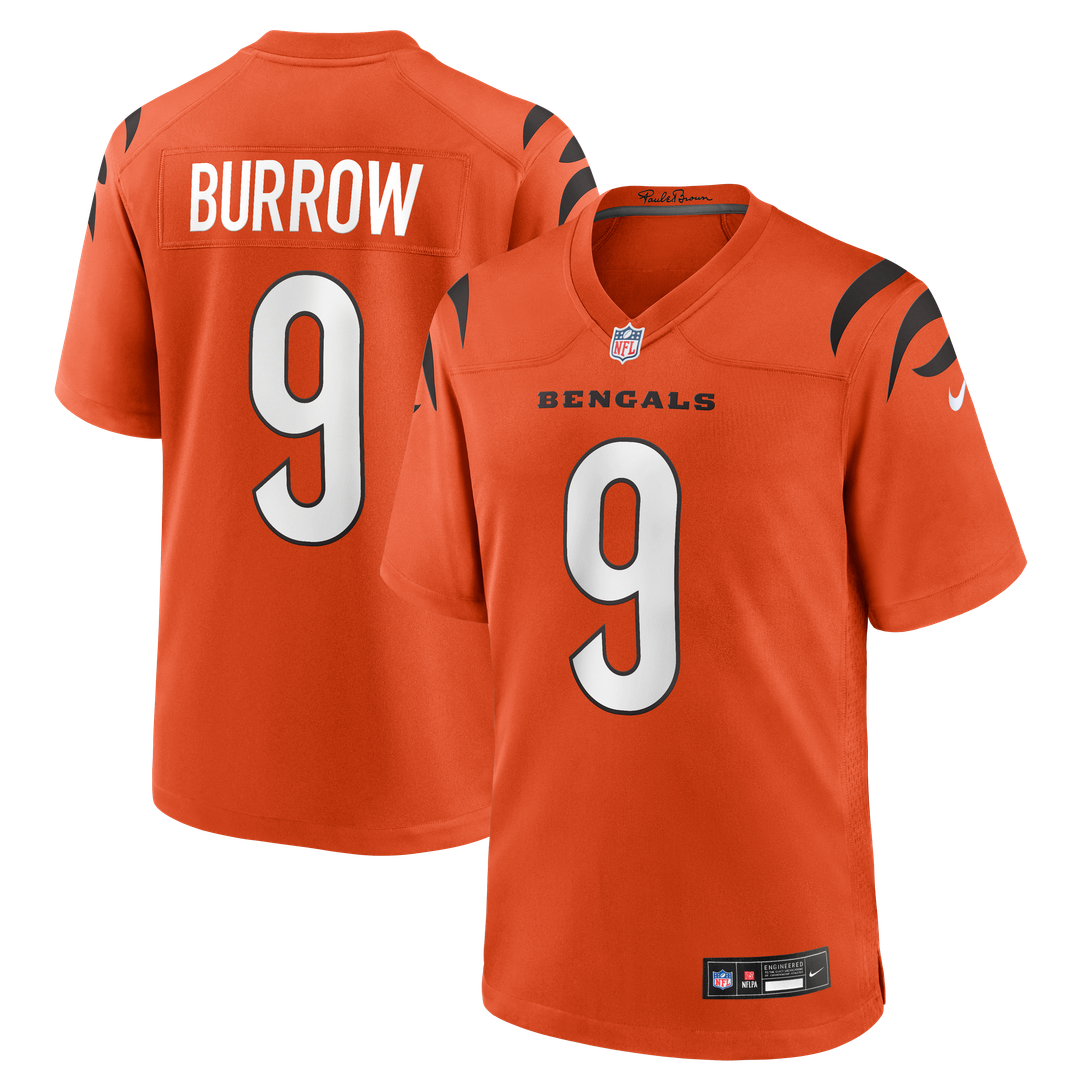 Joe Burrow Cincinnati Bengals Nike Black Player Game Jersey