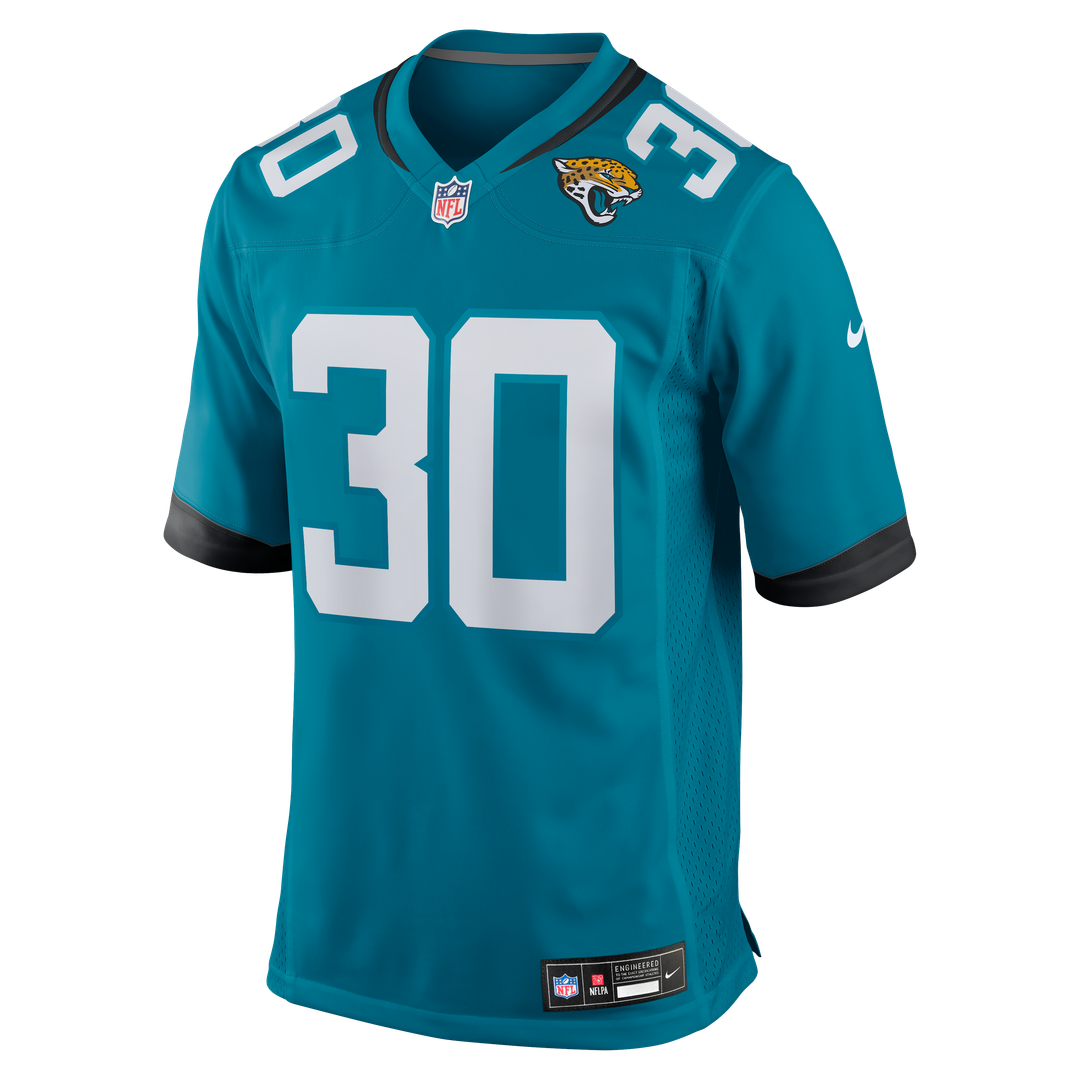 Montaric Brown Jacksonville Jaguars Nike Teal Game Player Jersey