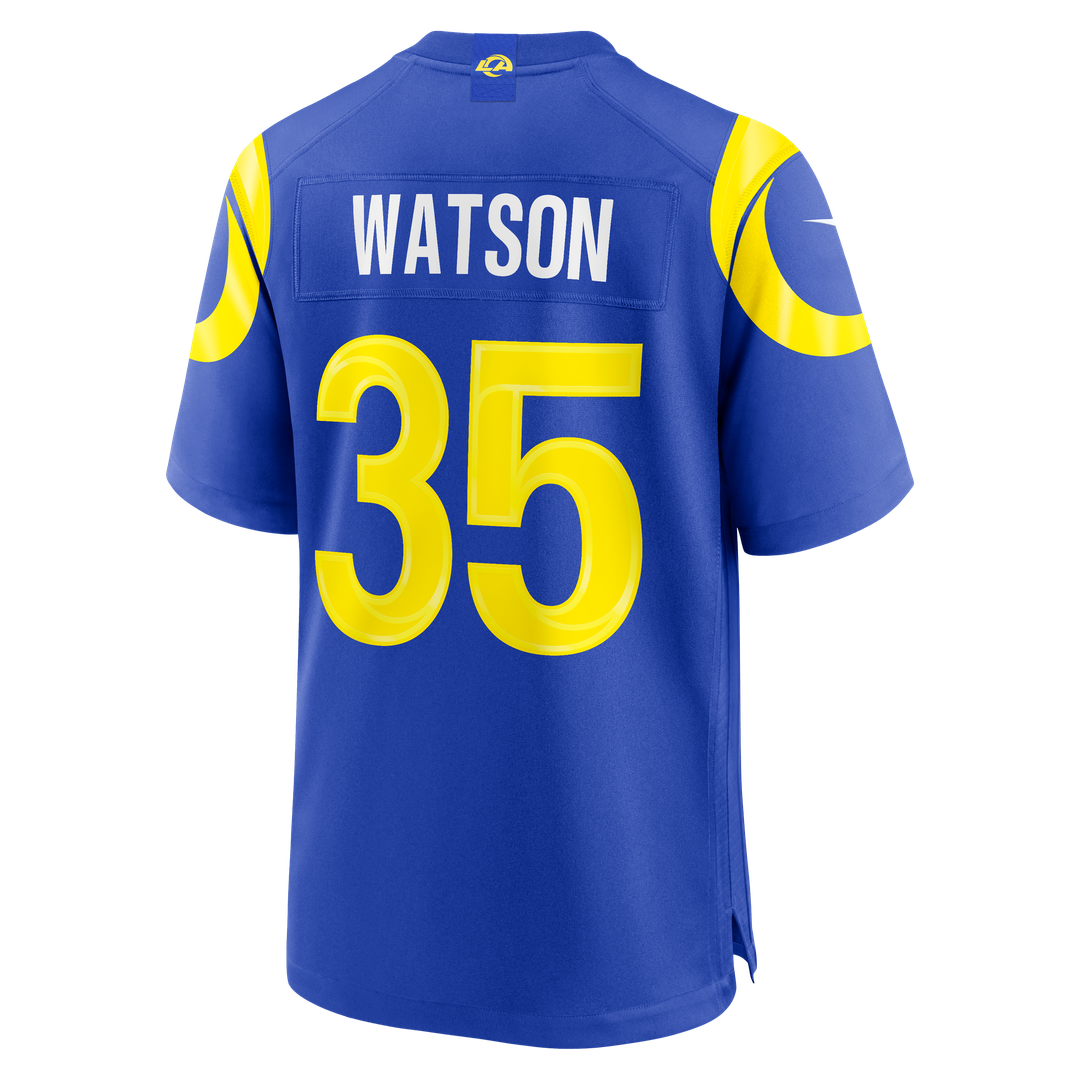 Jaylen Watson Los Angeles Rams Nike Royal Team Game Jersey