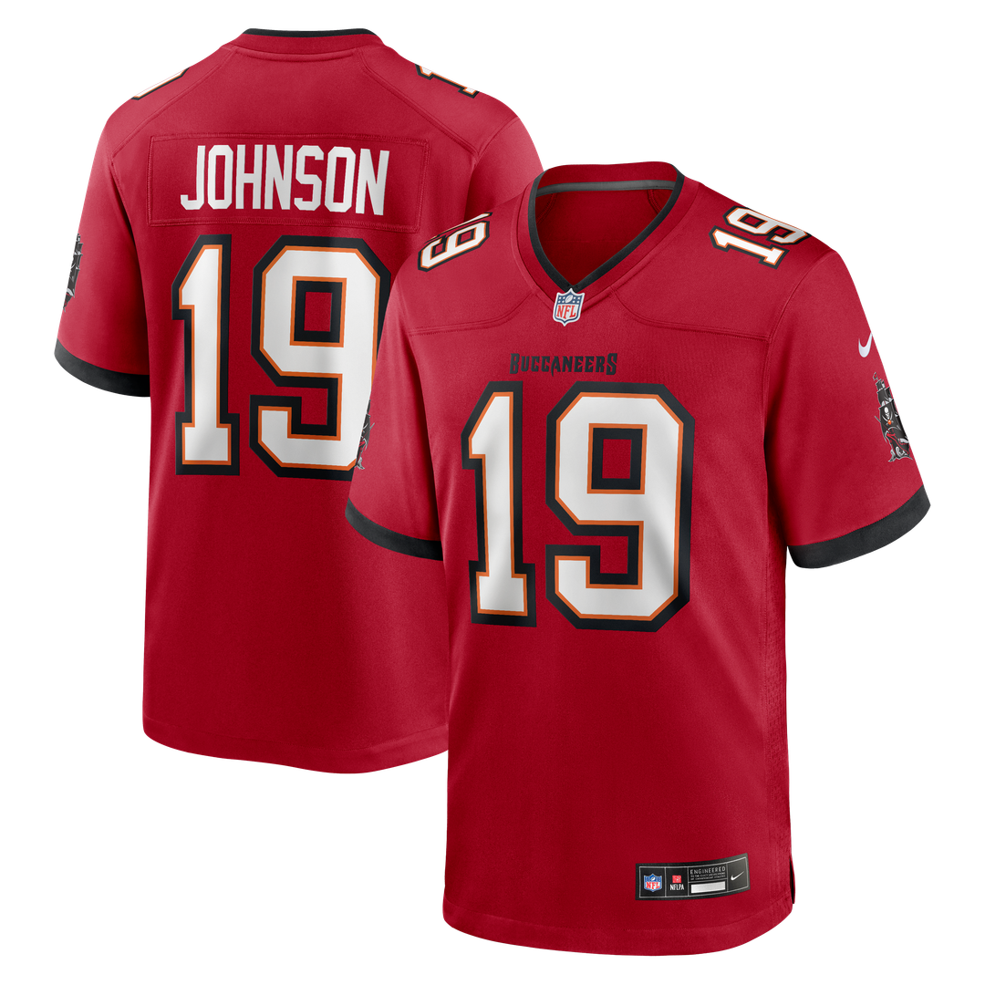 Keyshawn Johnson Tampa Bay Buccaneers Nike Red Game Retired Player Jersey