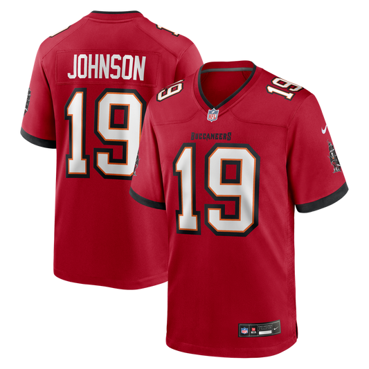 Keyshawn Johnson Tampa Bay Buccaneers Nike Red Game Retired Player Jersey