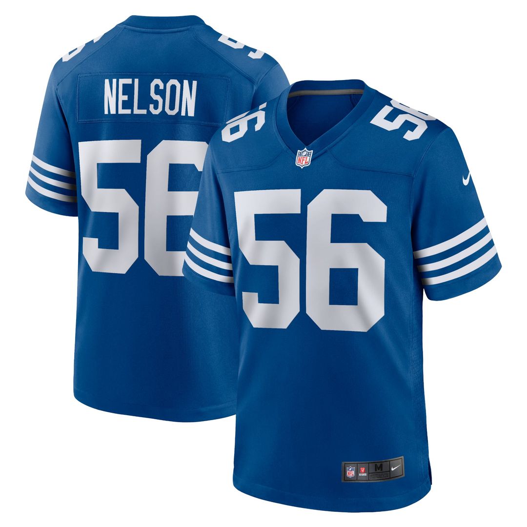 Quenton Nelson Indianapolis Colts Nike Royal Alternate Game Jersey