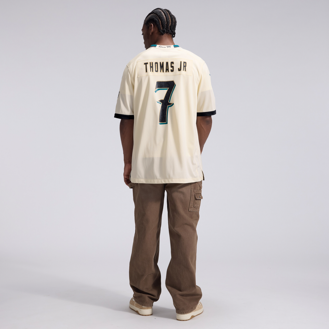 Brian Thomas Jr. Jacksonville Jaguars Nike Natural 2026 Rivalries Collection Game Jersey