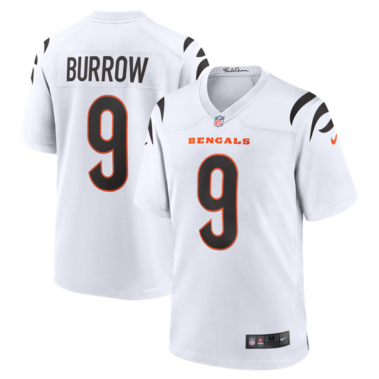 Joe Burrow Cincinnati Bengals Nike White Game Jersey