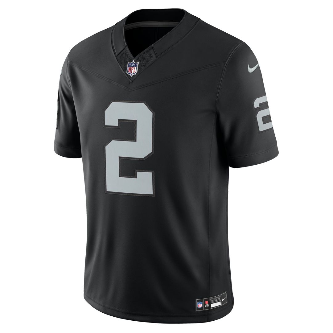 Ashton Jeanty Las Vegas Raiders Nike Black Team Vapor F.U.S.E. Stitched Limited Jersey