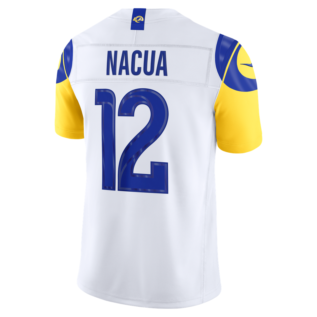 Puka Nacua Los Angeles Rams Nike Royal Team Vapor F.U.S.E. Stitched Limited Jersey