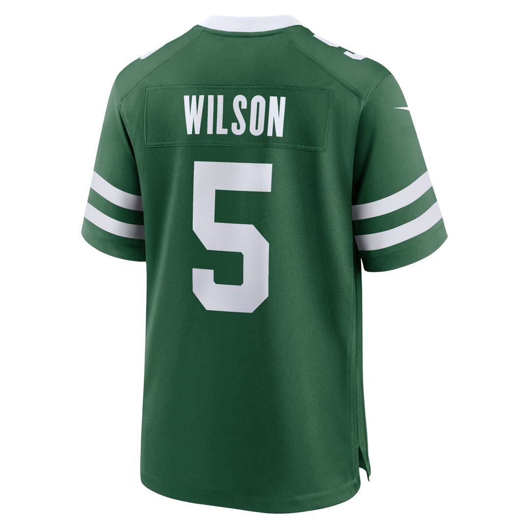 Garrett Wilson New York Jets Nike Legacy White Game Jersey