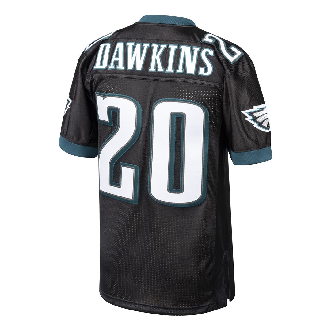 Brian Dawkins Philadelphia Eagles 2003 Mitchell & Ness Black Authentic Throwback Retired Player Jersey