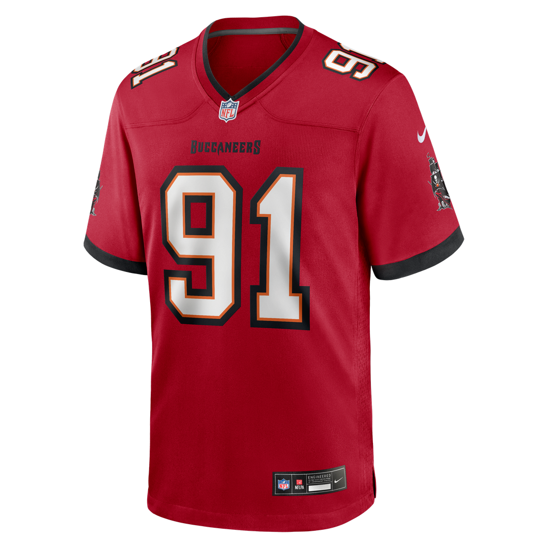 A'Shawn Robinson Tampa Bay Buccaneers Nike Red Team Game Jersey