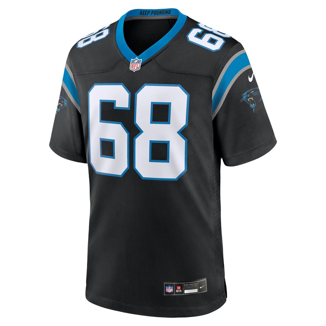 Damien Lewis Carolina Panthers Nike Black Game Jersey