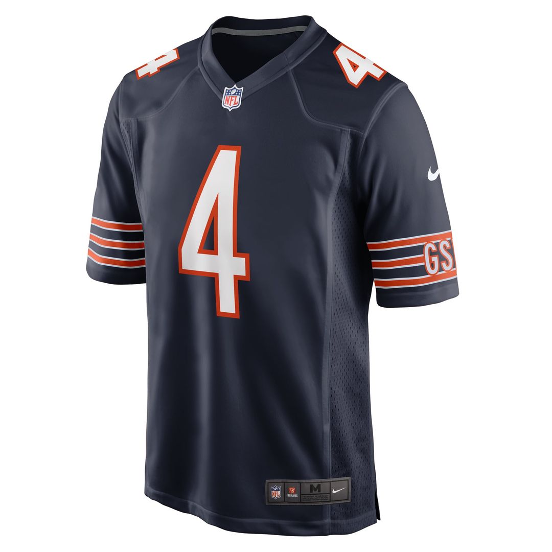 D'Andre Swift Chicago Bears Nike Navy Game Jersey