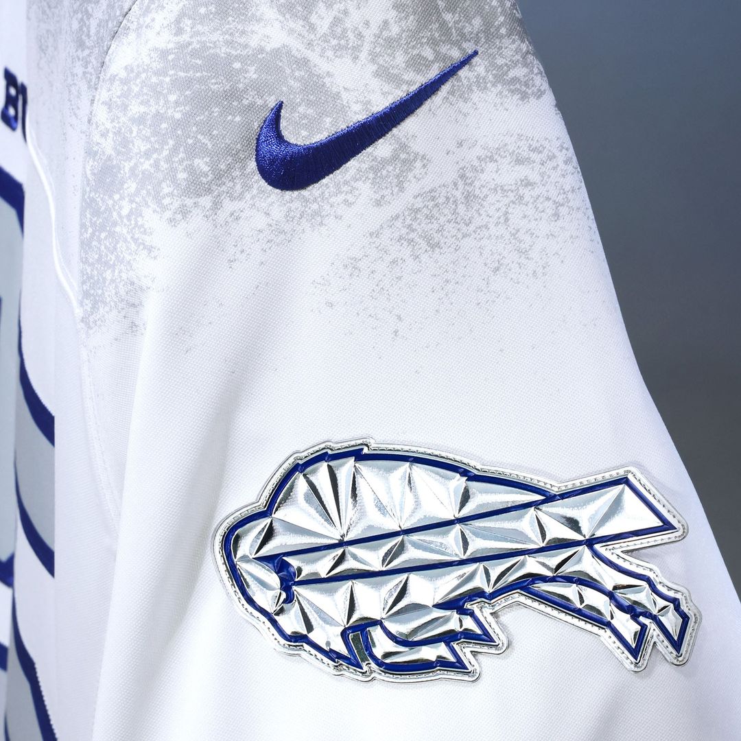 James Cook III Buffalo Bills Nike White Rivalries Collection Stitched Limited Jersey