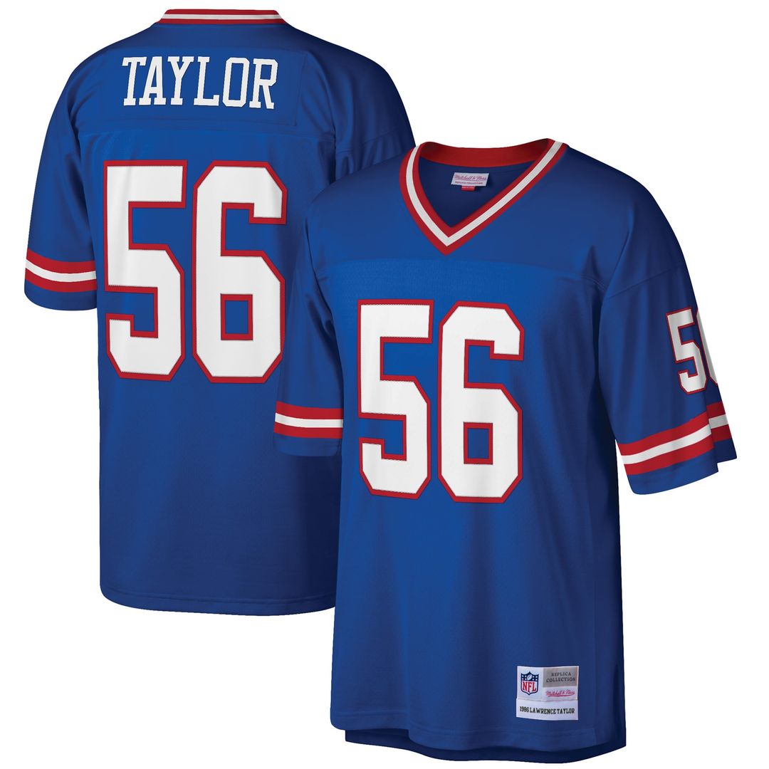 Lawrence Taylor New York Giants Mitchell & Ness Royal Big & Tall 1986 Retired Player Replica Jersey