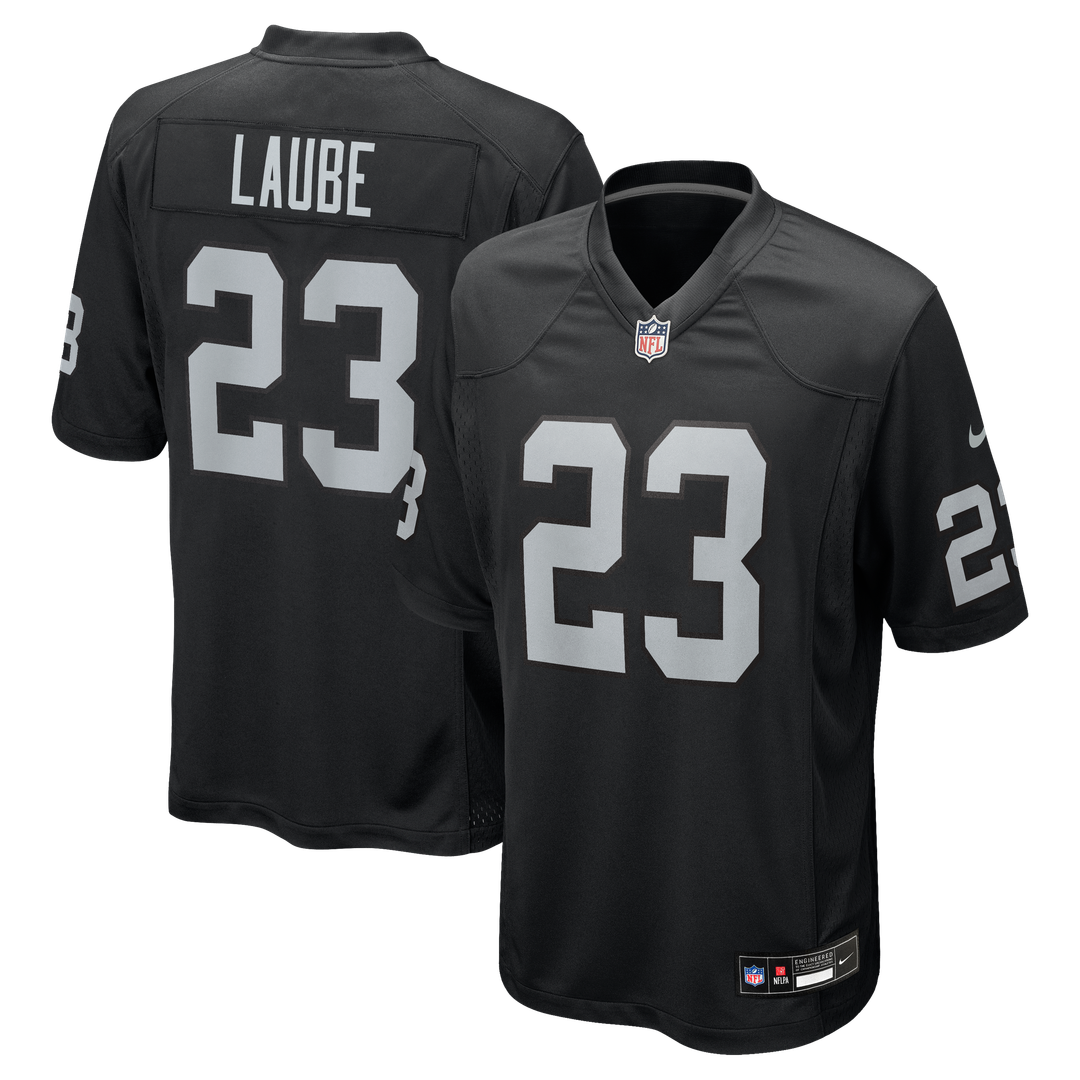 Dylan Laube Las Vegas Raiders Nike Black Team Game Jersey