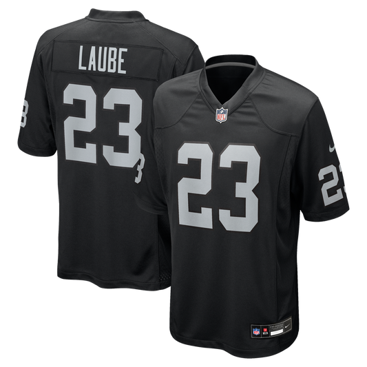Dylan Laube Las Vegas Raiders Nike Black Team Game Jersey