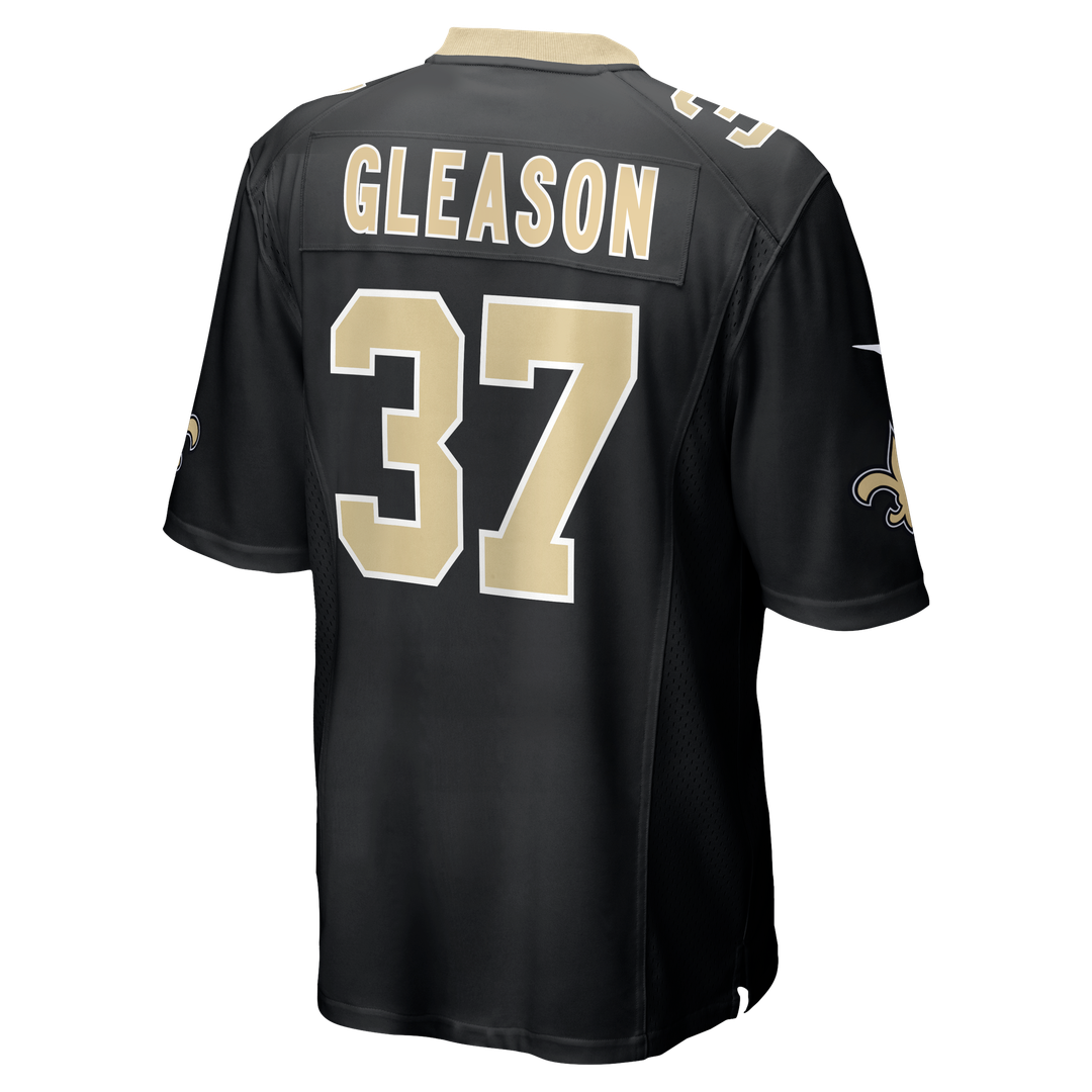 Steve Gleason New Orleans Saints Nike Black Game Retired Player Jersey
