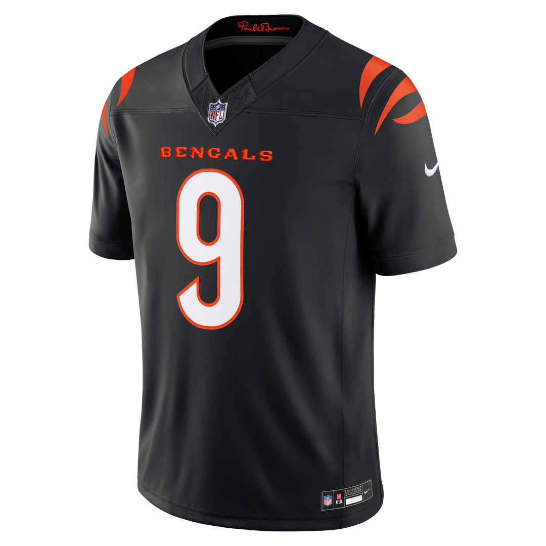 Joe Burrow Cincinnati Bengals Nike Black Team Vapor F.U.S.E. Stitched Limited Jersey
