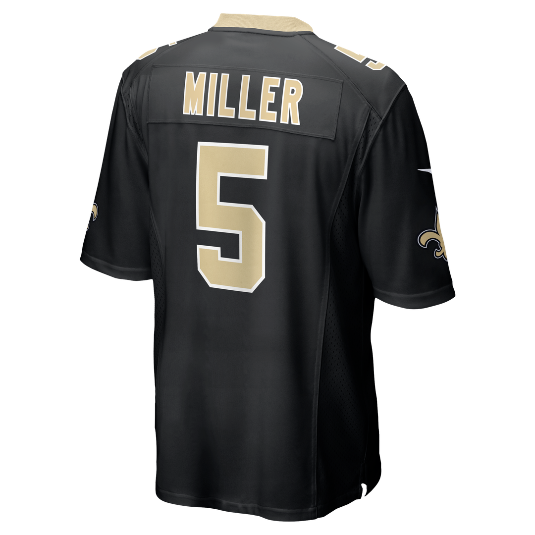 Kendre Miller New Orleans Saints Nike Black Team Game Jersey